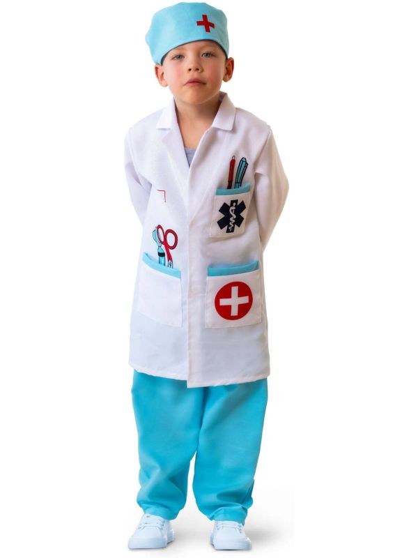 Dokter Kostuum met Muts Jongens Meisjes