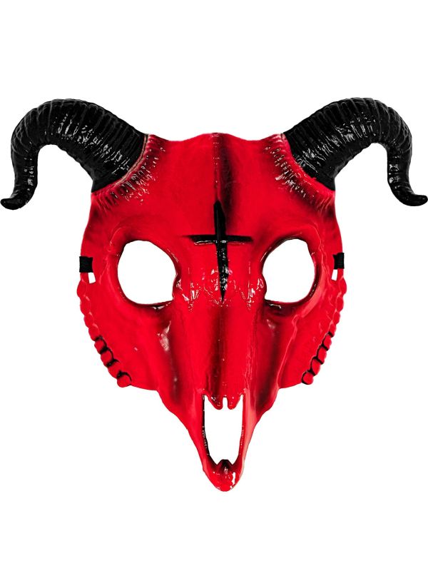 Duivels Masker Rood Dames Heren