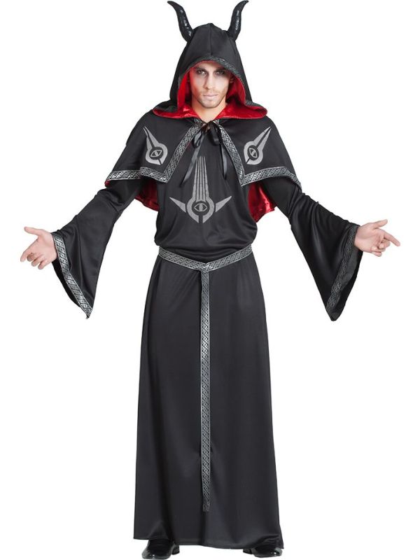Duivelse Tovenaar Kostuum Heren