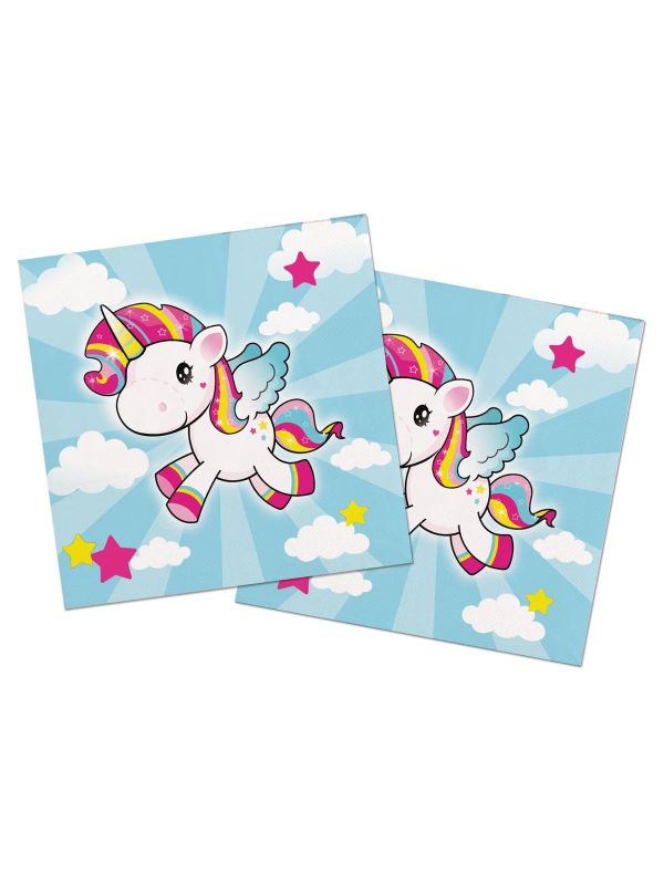 Eenhoorn Party Servetten 20 Stuks