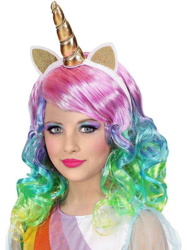 Eenhoorn Pruik Meisje