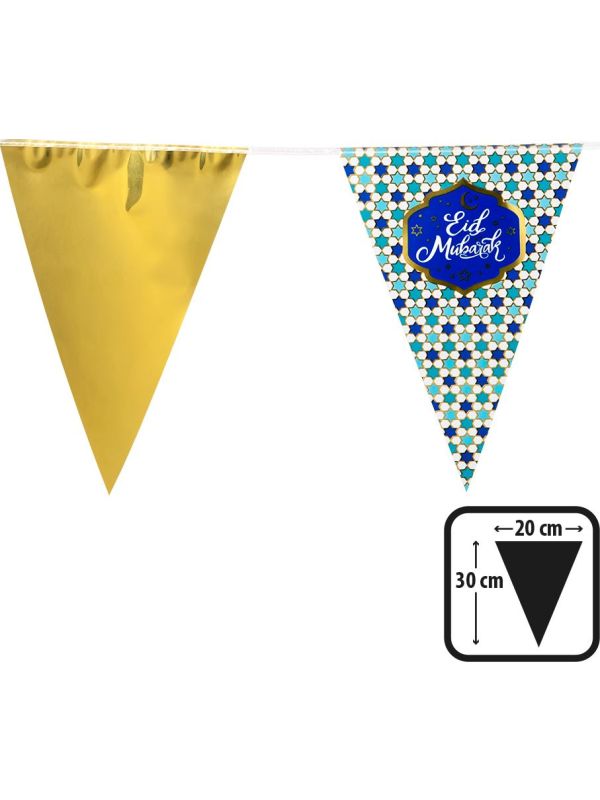 Eid Mubarak Folievlaggenlijn 6M