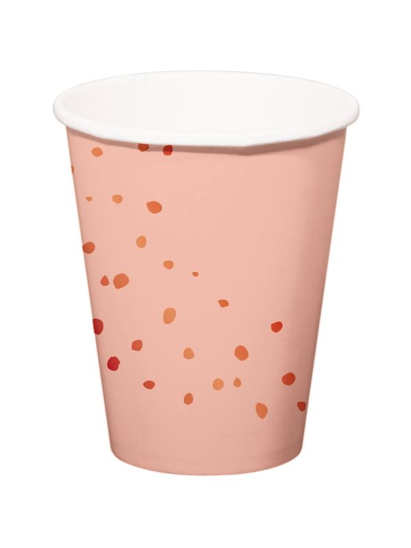 Elegant Roze Wegwerp Bekers