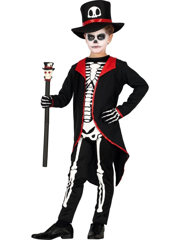 Elegant Skelet Kostuum Kind