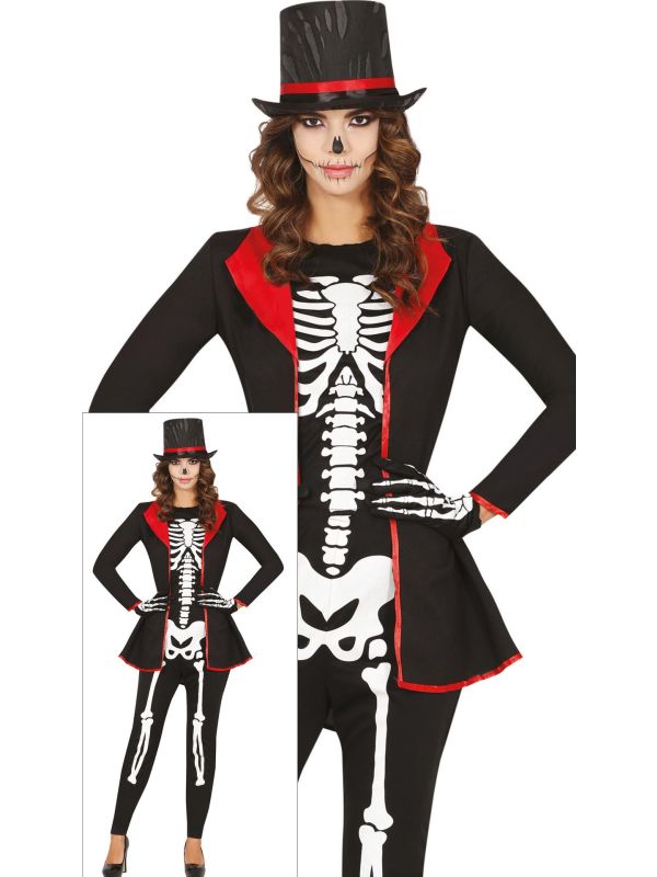 Elegante Skelet Kostuum Dames