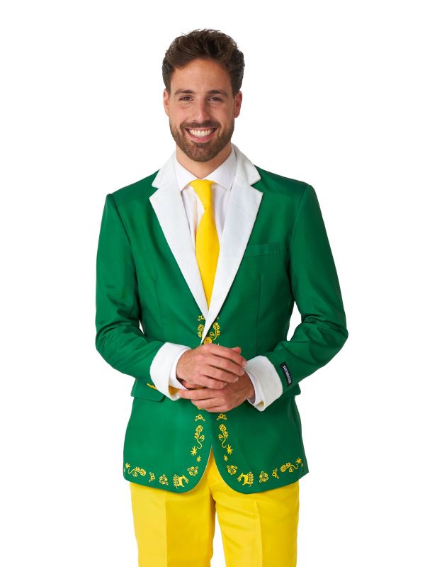 Elf Kerstmis Heren Maatpak