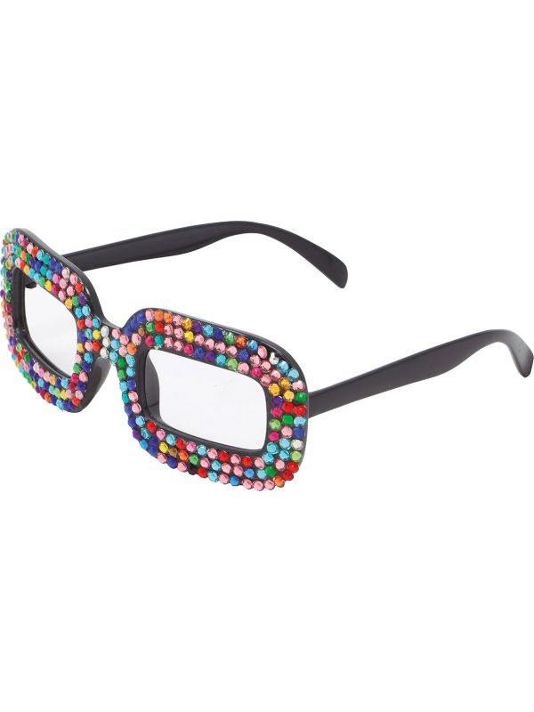 Elton John Kleurrijke Steentjes Bril