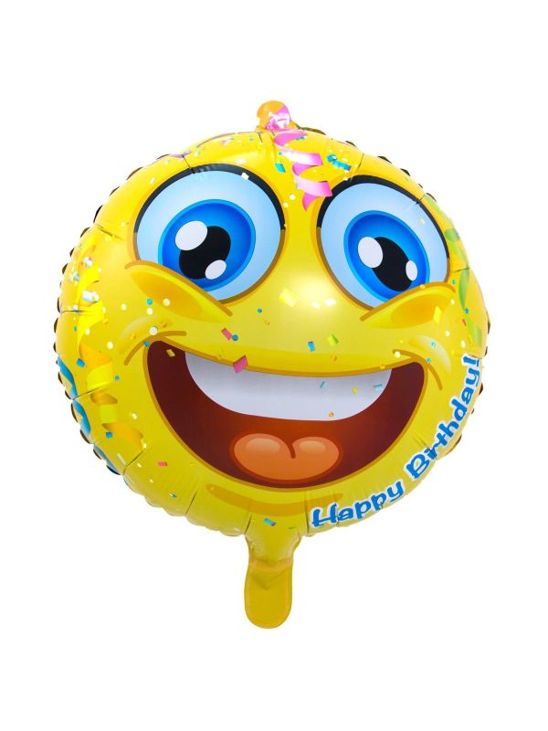 Emoticon Happy Blij Folieballon