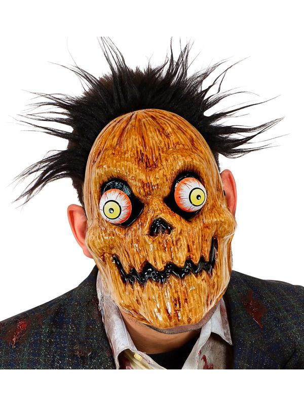 Eng Pompoenen Masker Oranje Halloween Heren
