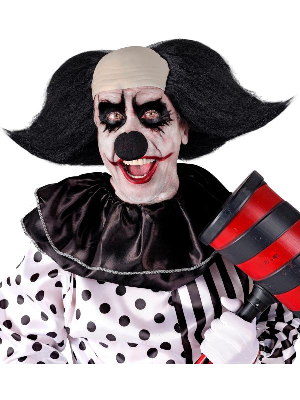 Enge Clown Hoofddeksel Zwart Heren