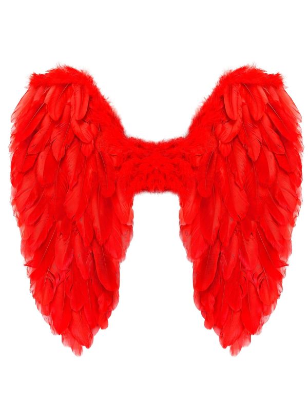 Engelenvleugels Rood Veren Dames Heren