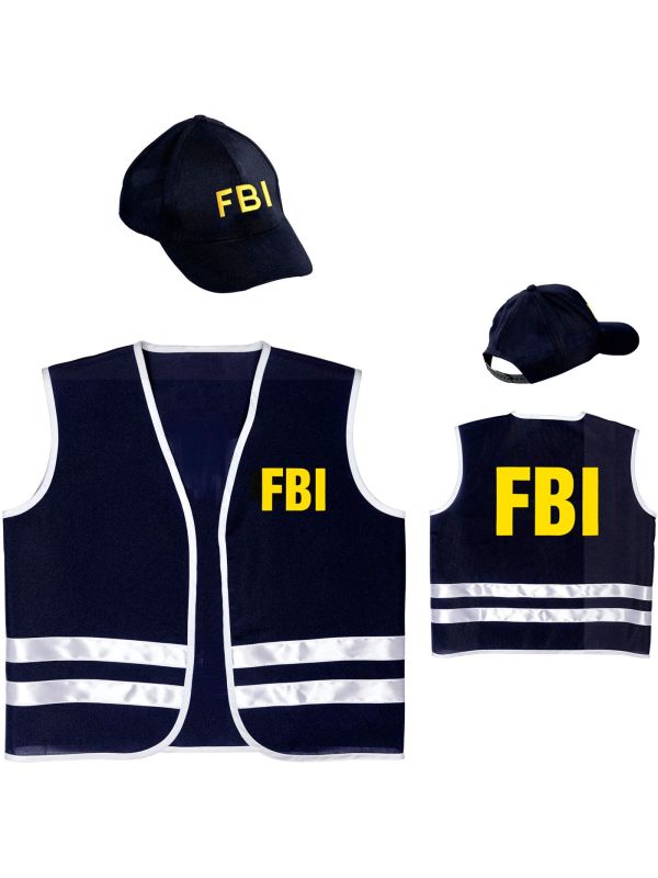 Fbi Vest met Cap Kind