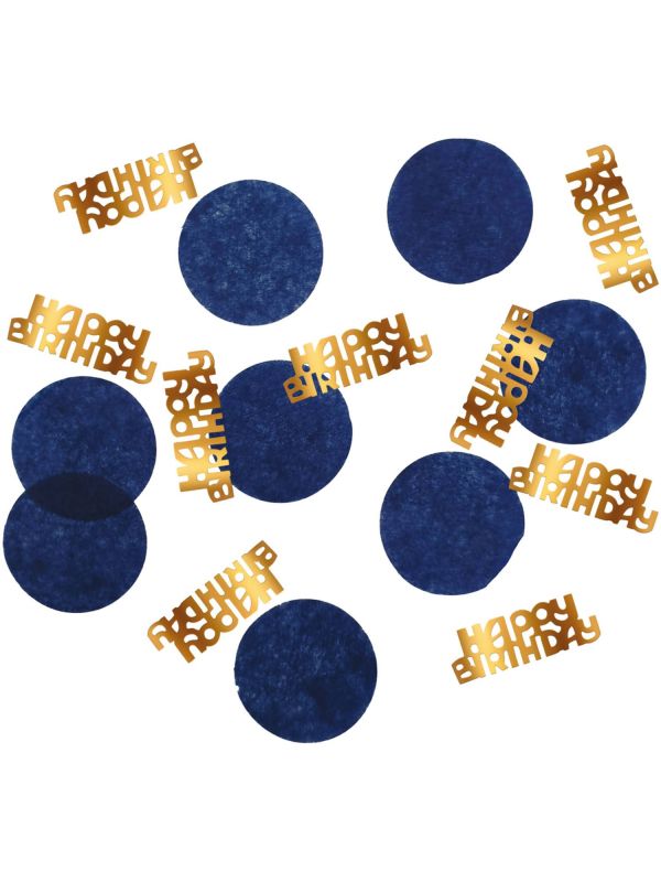 Feest Confetti Elegant True Blue Verjaardag