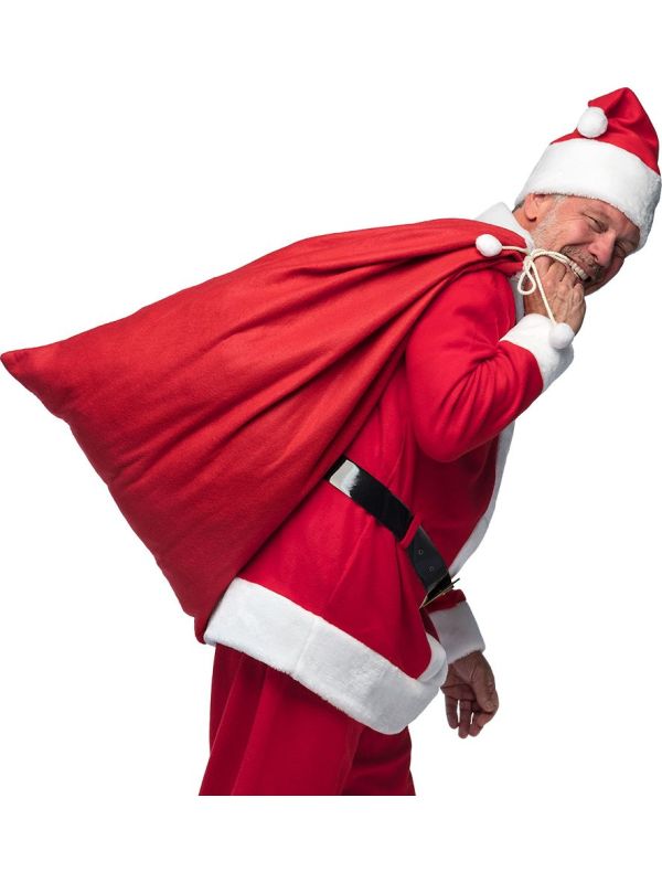 Feestelijke Kerstmanzak Rood