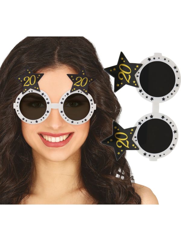 Feestelijke Witte Bril 20 Jaar