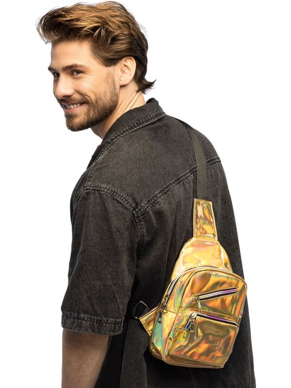 Festival Crossbody Tas Goud Volwassenen