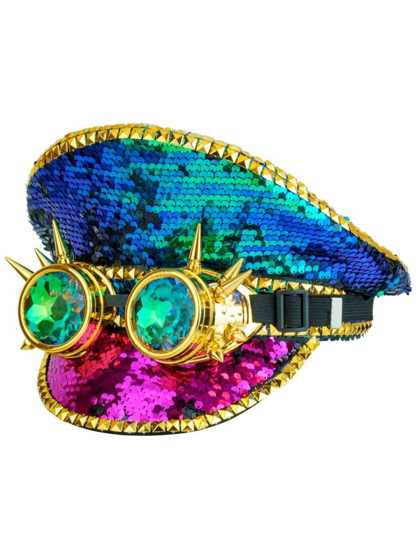 Festival Hoed Kaleidoscoop Bril Dames Heren