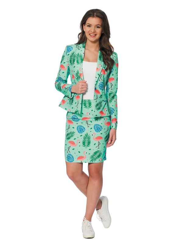 Flamingo Hawaii Suitmeister Dames Kostuum