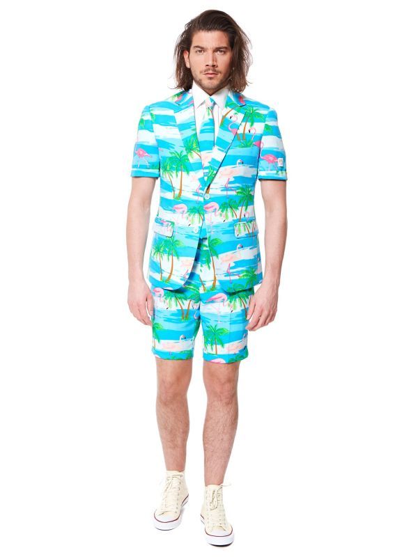 Flamingo Opposuits Zomer Kostuum