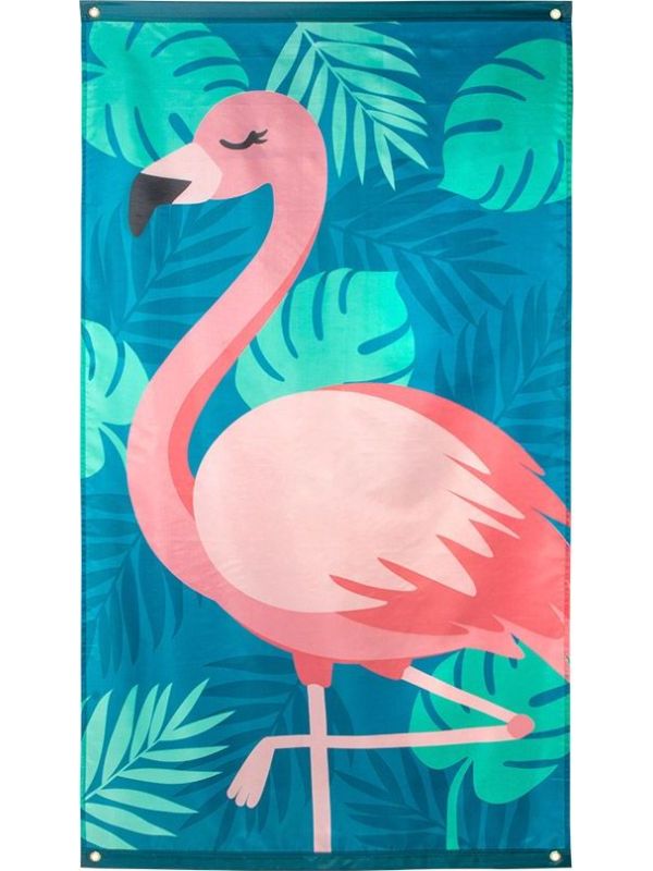 Flamingo Thema Party Vlag