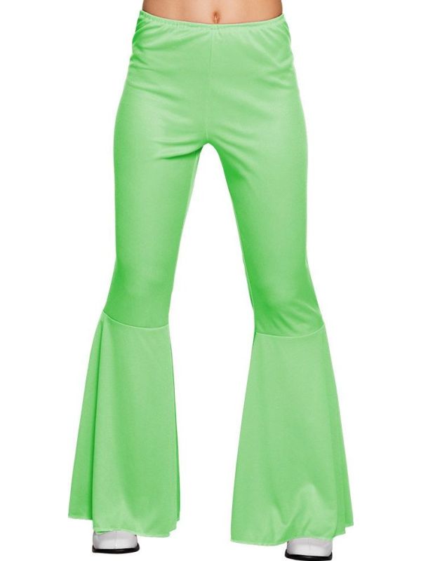 Flarebroek Dames Lichtgroen