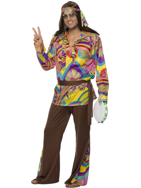 Flower Power Mannen Outfit