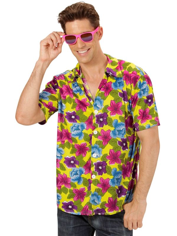 Flowers Hawaii Shirt Geel