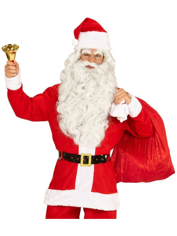 Fluwelen Kerstman Zak