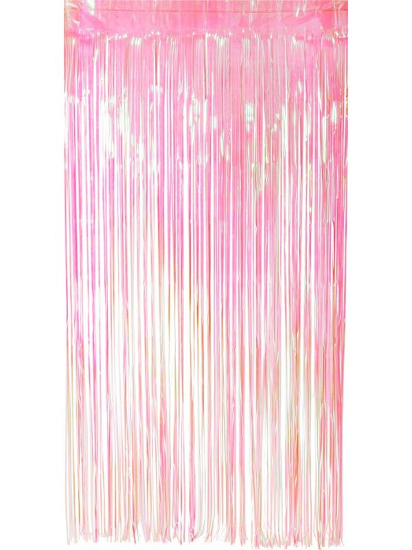 Folie Gordijn Lichtroze