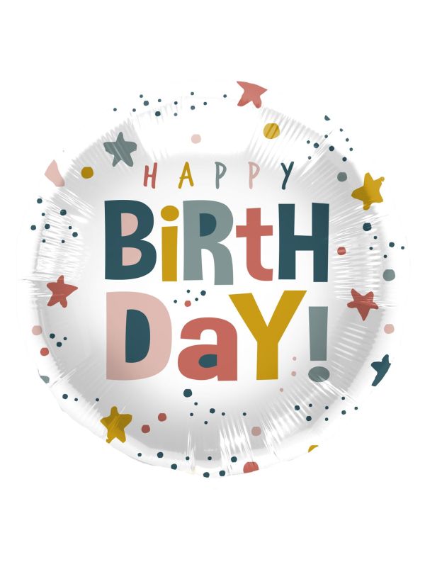 Folieballon Happy Birthday