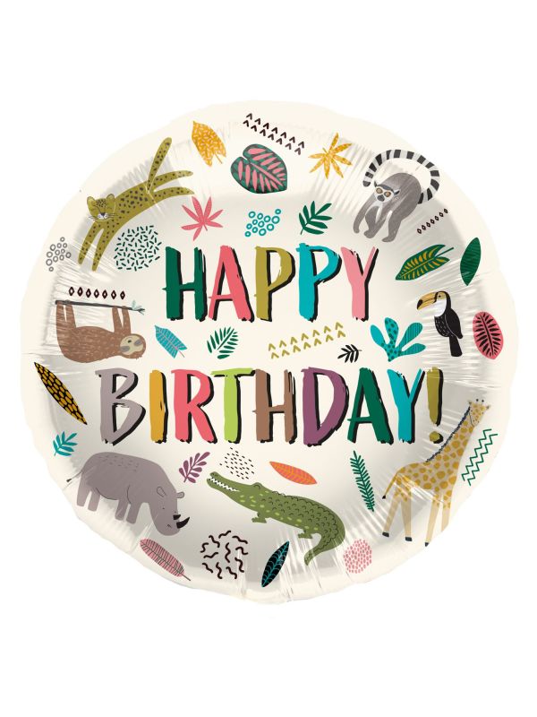 Folieballon Kinderfeestje Dierentuin