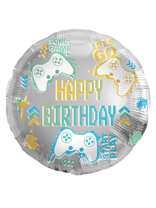 Folieballong Verjaardag Gaming