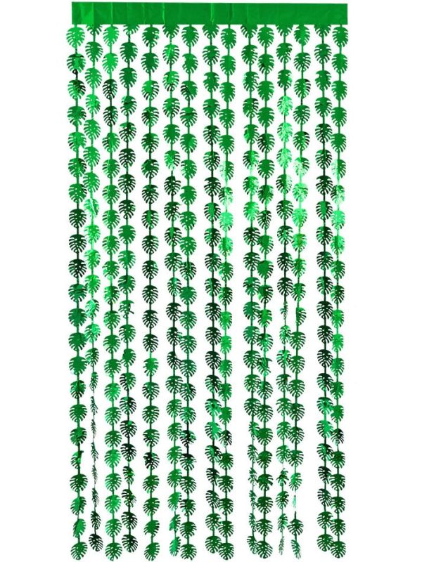 Foliegordijn Tropical Palmbladeren Groen