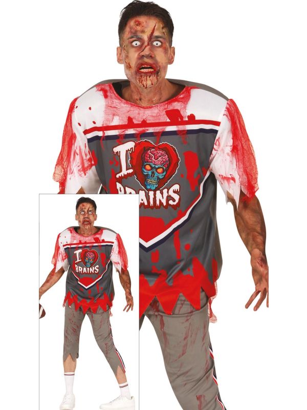 Football Zombie Kostuum Heren