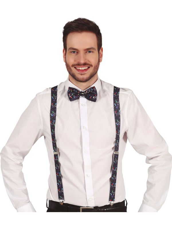 Foute Kerst Bretels Kerstlampjes