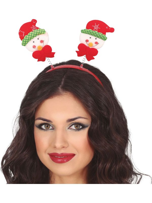 Foute Kerst Haarband Sneeuwmannen
