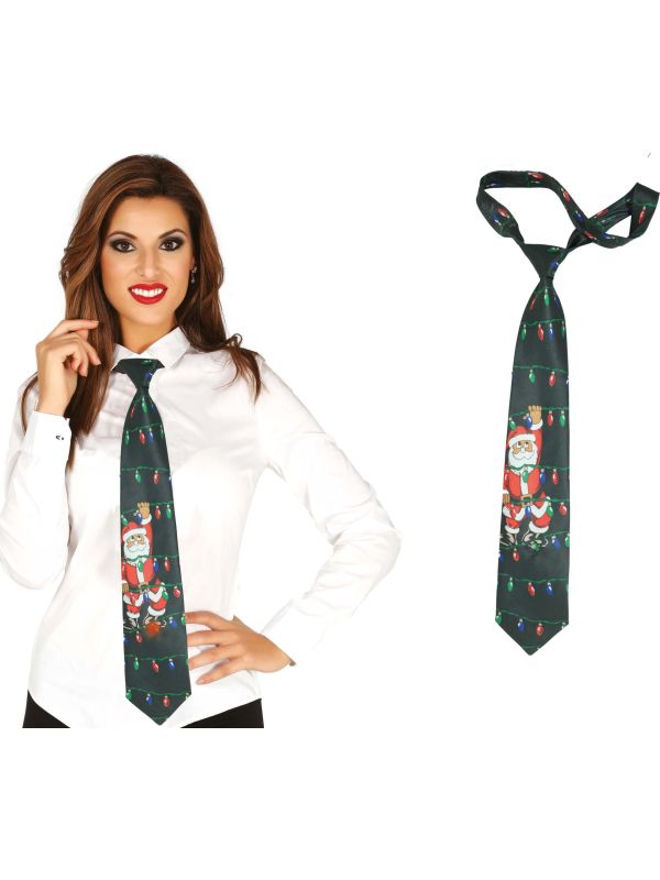 Foute Kerst Stropdas met Lichtjes en Muziek