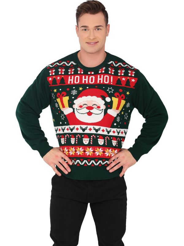 Foute Kerst Trui Heren Ho Ho Ho