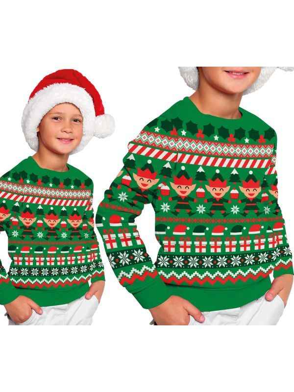 Foute Kerst Trui Kind Elfjes