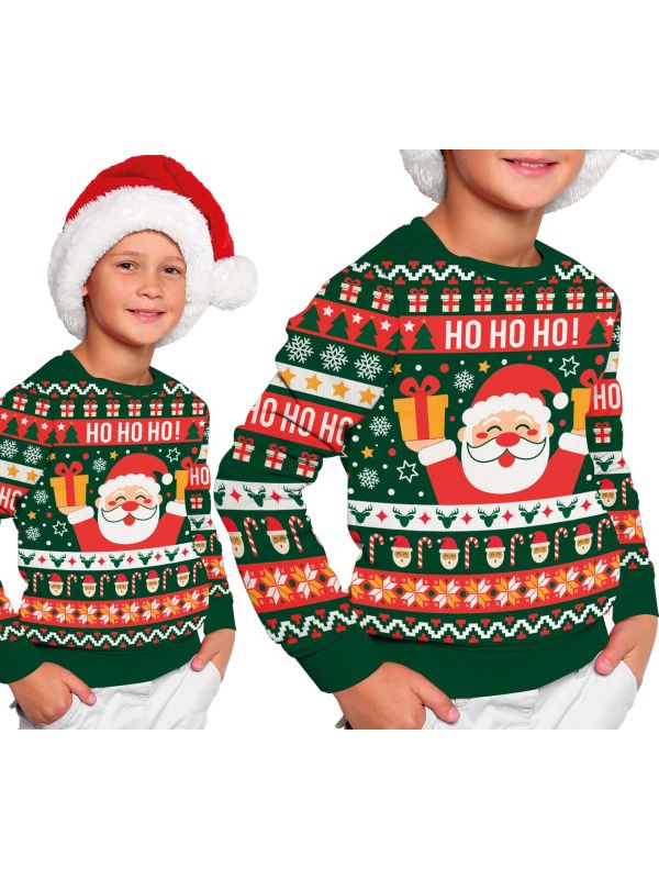 Foute Kerst Trui Kind Ho Ho Ho