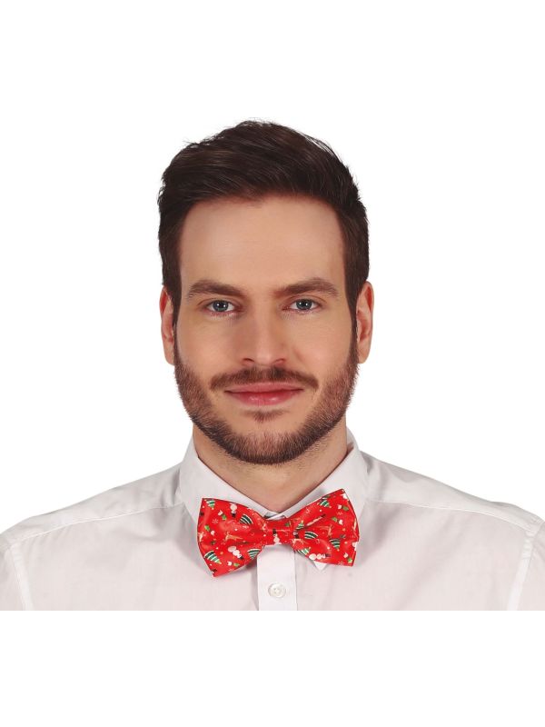 Foute Kerst Vlinderstrik Rood