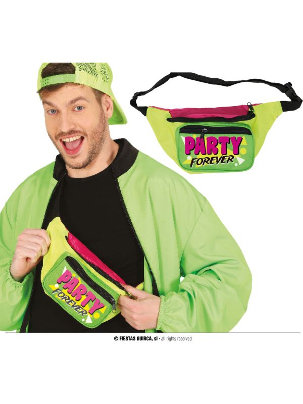 Foute Party Heuptas Neonkleuren 35X12cm