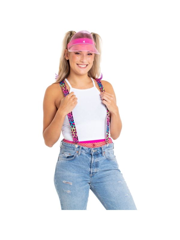 Foute Party Regenboog Panter Bretels