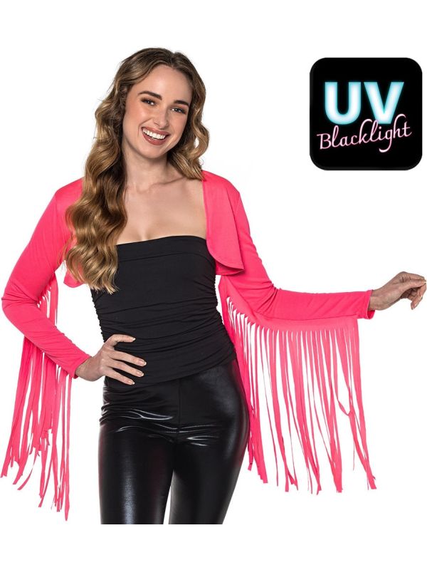 Franjes Bolero Neonroze Dames Festival