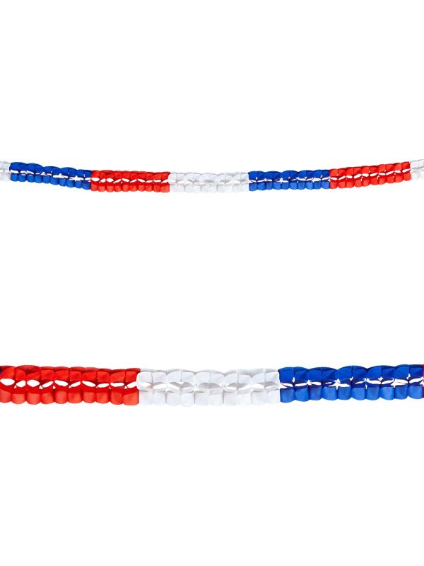 Franse Vlag Papier Slingers