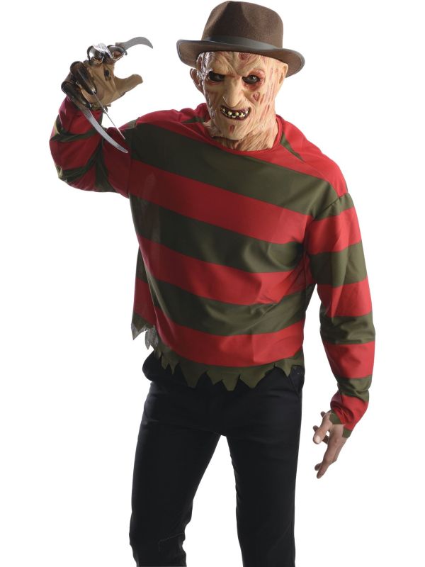 Freddy Krueger Heren Kostuum Set Halloween