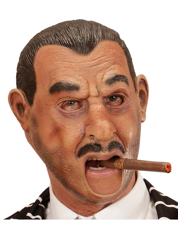 Gangster Masker met Open Mond