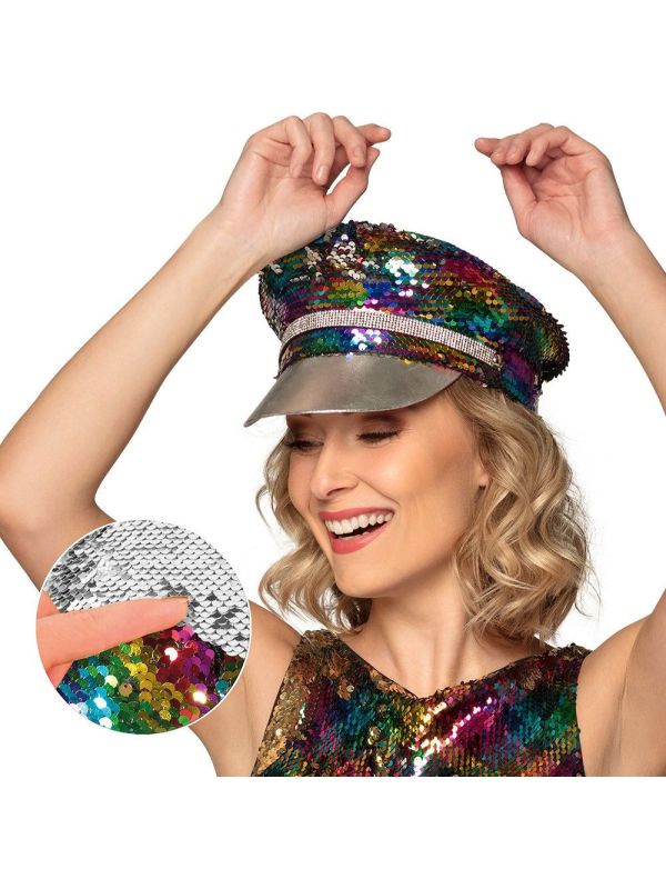 Gay Pride Pailletten Regenboog Pet