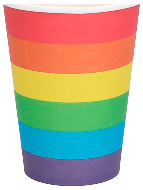 Gay Pride Papieren Bekertjes