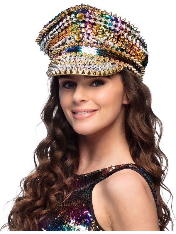 Gay Pride Party Pet met Studs Juwelen